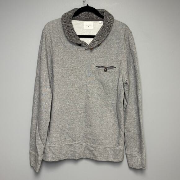 Billy Reid Other - Billy Reid Grey Shawl Collar Preppy Heritage Old Money Pullover Sweater Mens M
